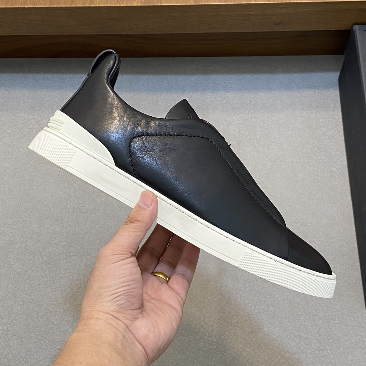 Zegna Leather shoes -3