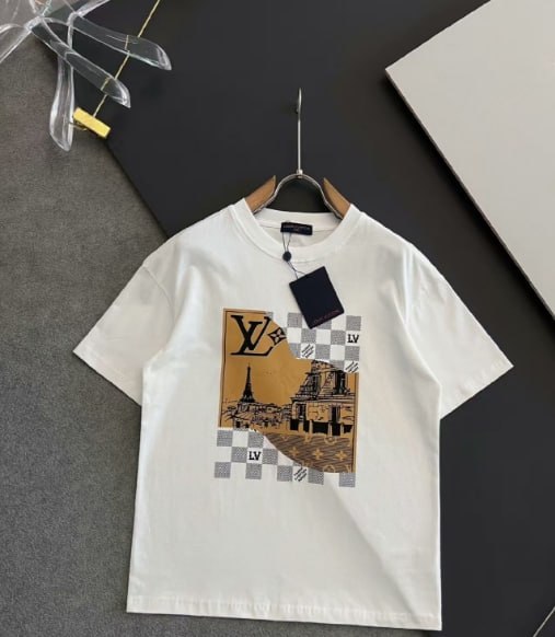 LV short sleeved shirt -3