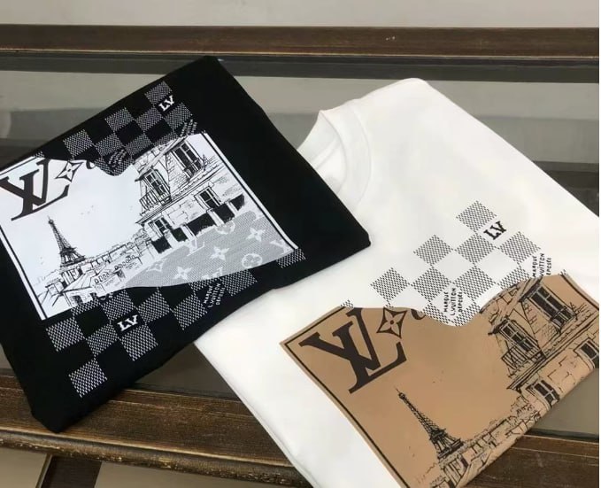 LV short sleeved shirt -2