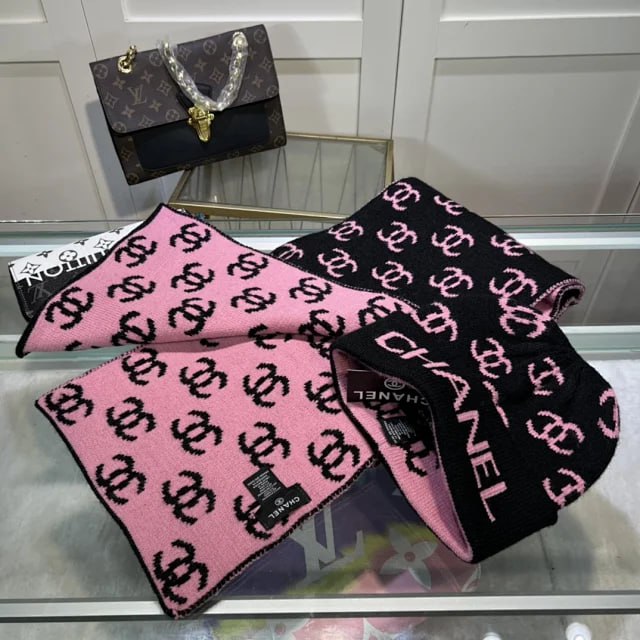  GUCCI Moncler Chanel Louis Vuitton Beanie Scarf -3