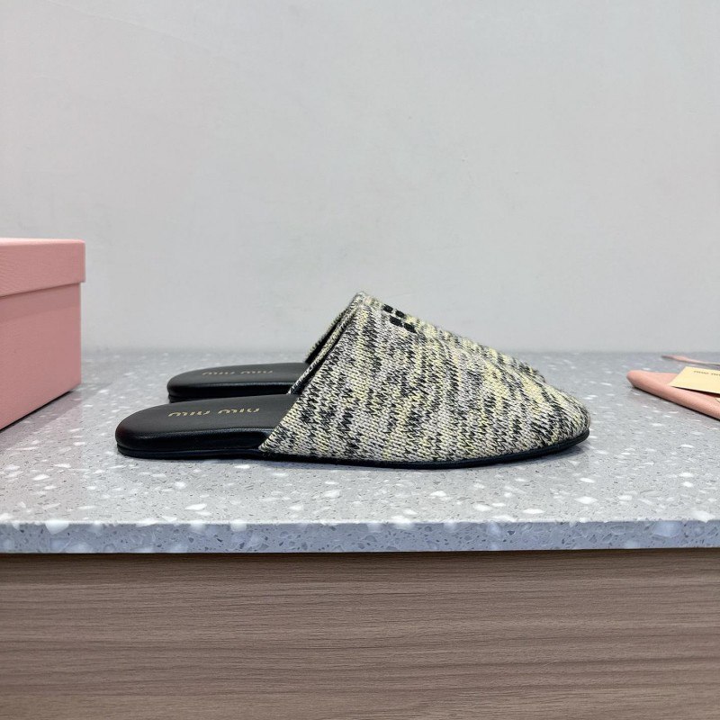 Miu.M Baotou Slippers -3