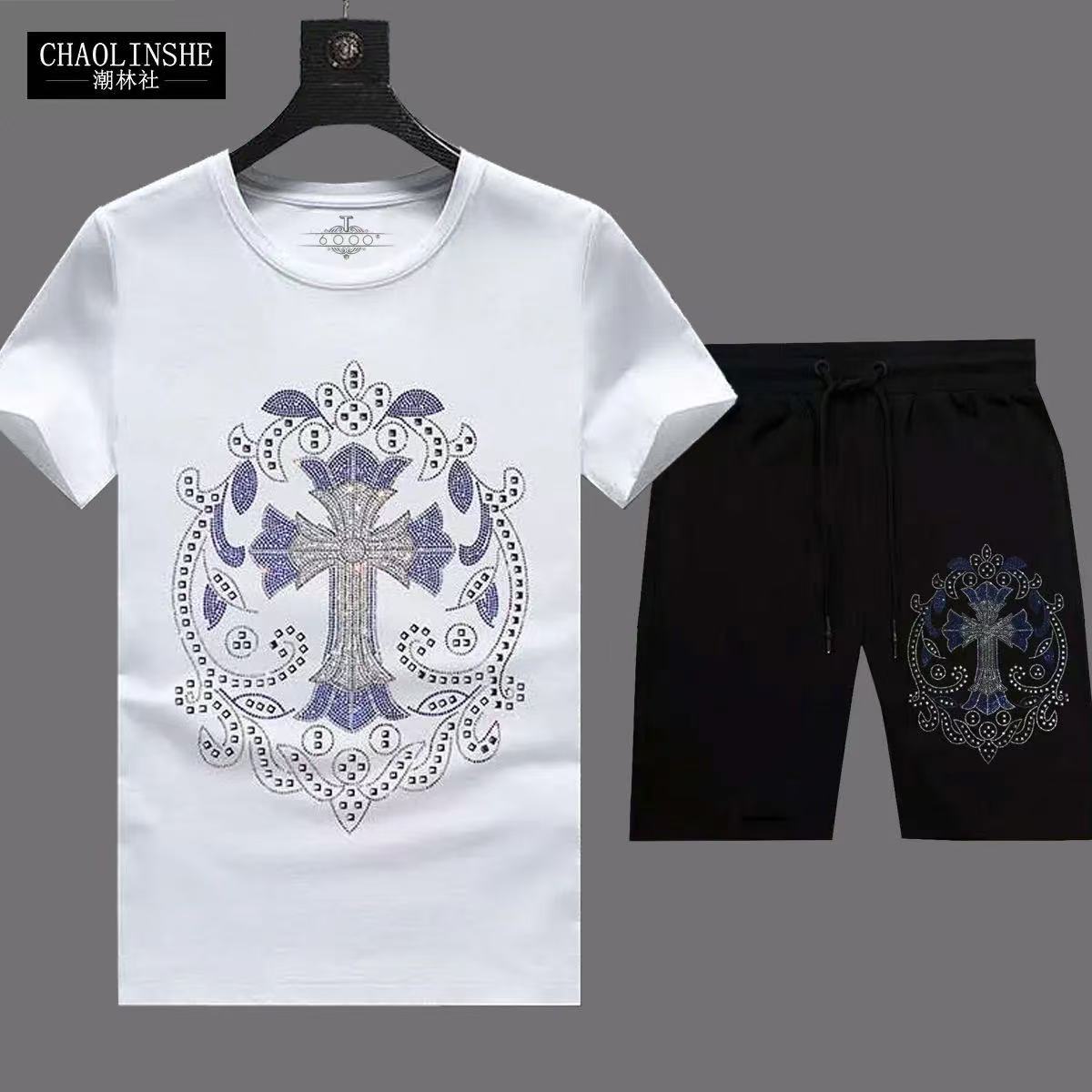 Chrome Heart  Burberry   With diamond suit -3