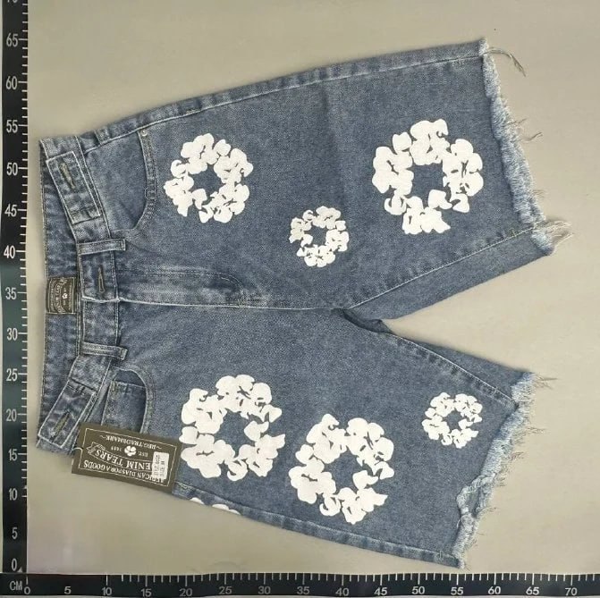 DENIM TEARS DENIM SHORTS -4