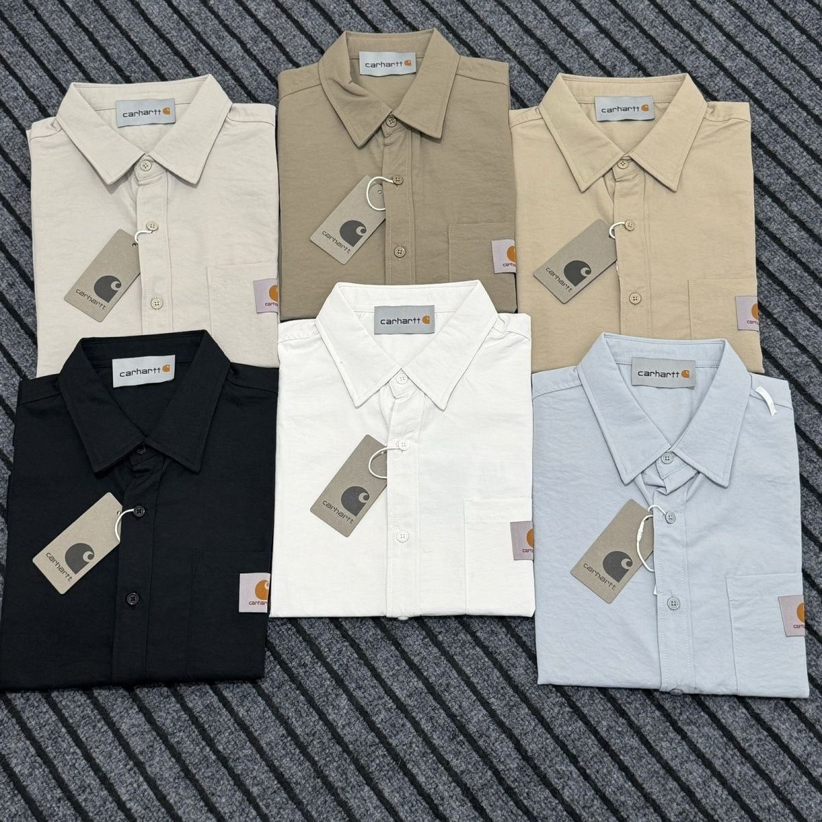Carhartt  T-shirt tee shorts POLO Suits set -2