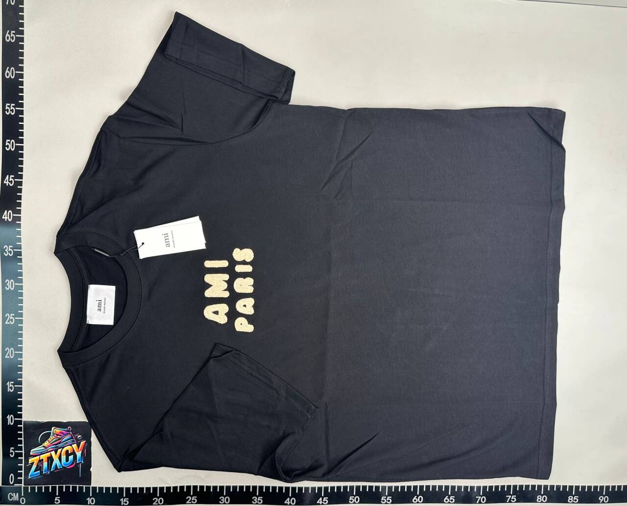 Love embroidery round neck cotton T-shirt loose casual Joker men and women couples fashion short sleeve-JS -3