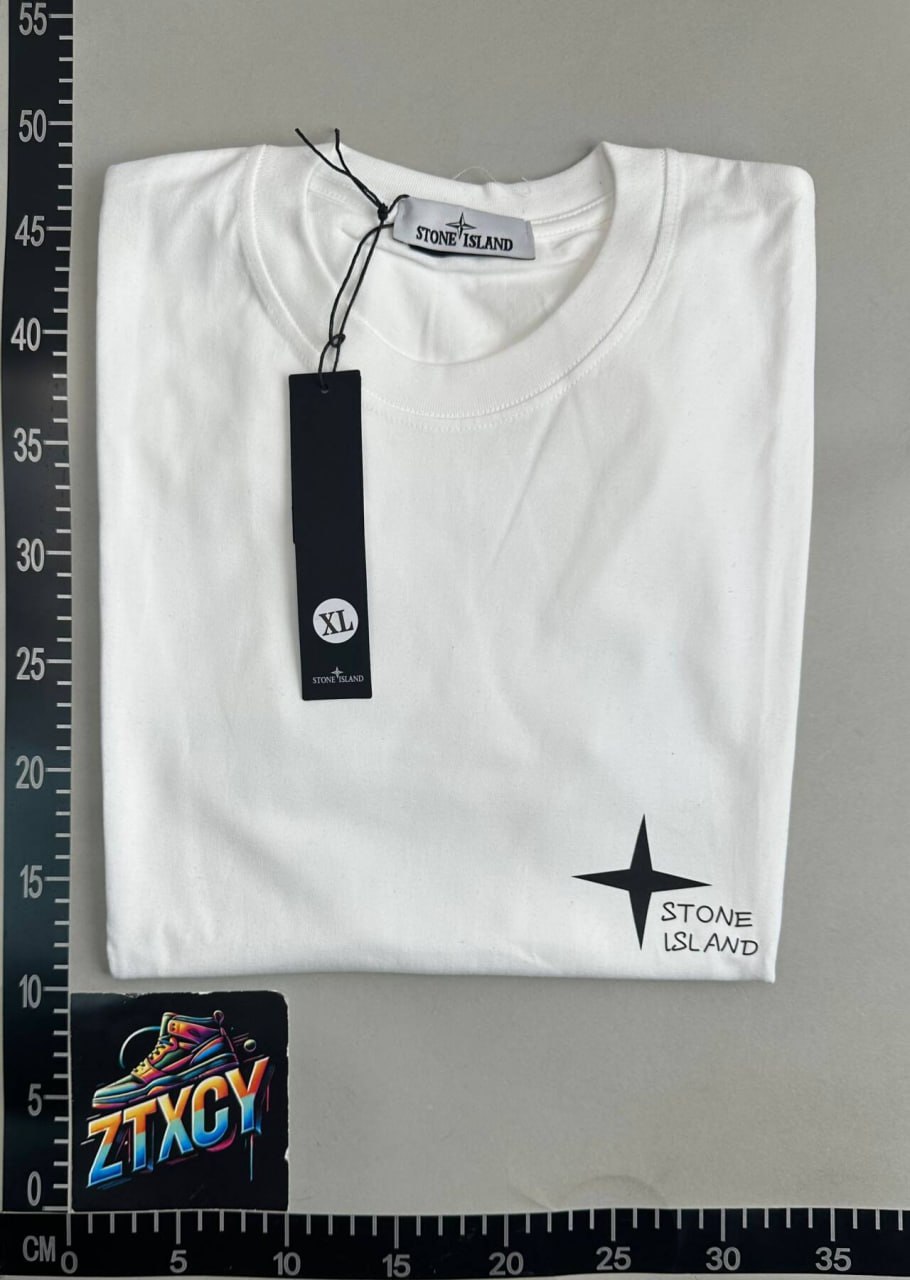 New fine matte cotton printed letter T-shirt casual Joker men and women-JS -5