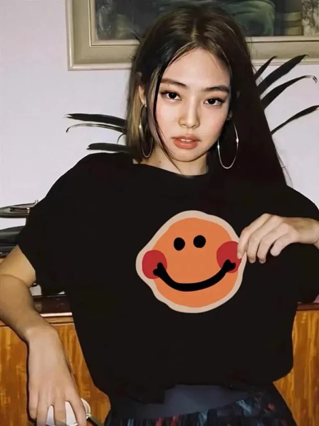 smiling face TEE -4