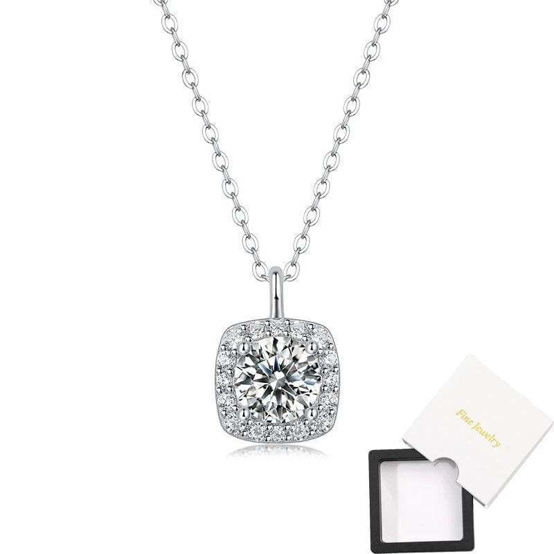 Moissanite Silver Jewelry -3