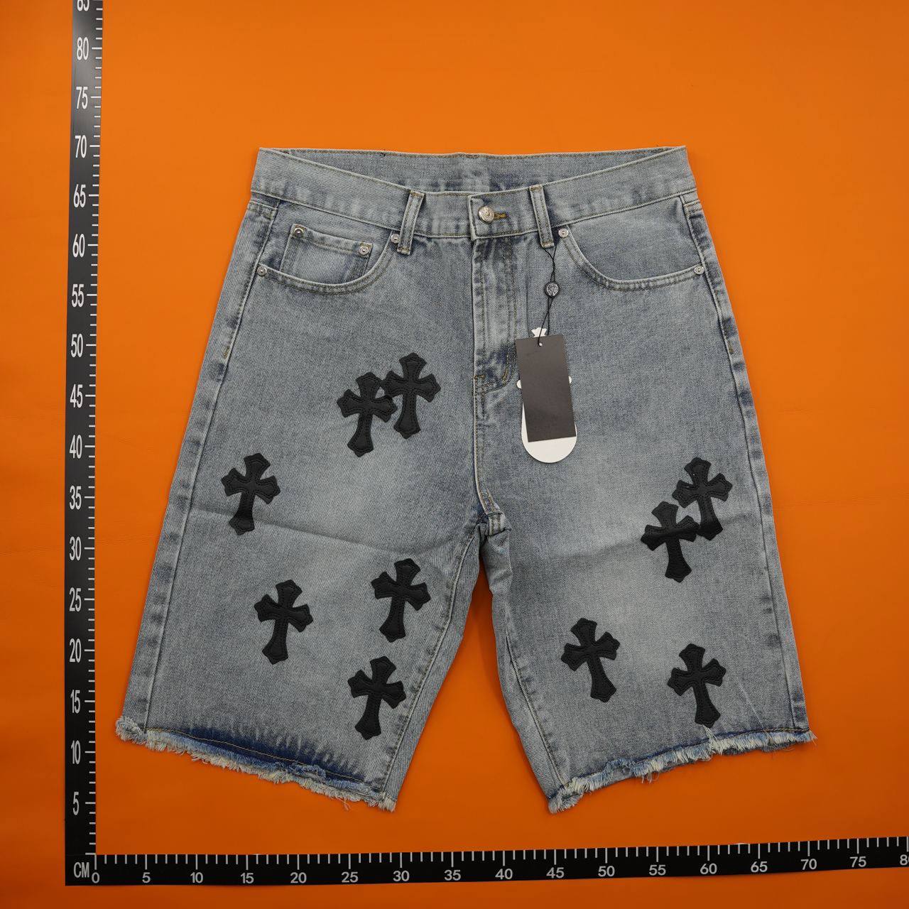 Chrome Hearts Jeans Short   -4