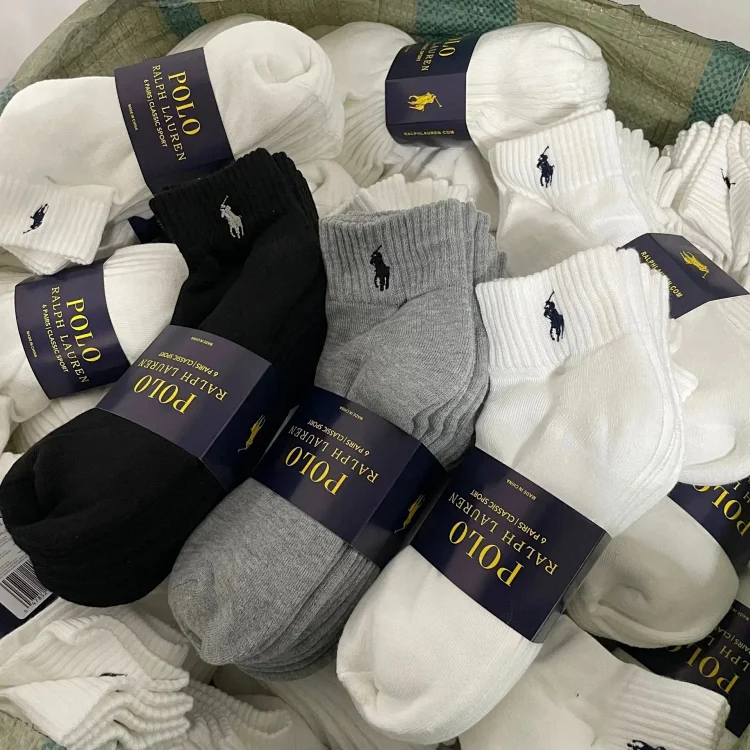 Six pairs of Lauren socks