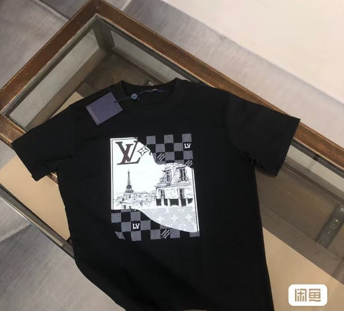 LV short sleeved shirt -3