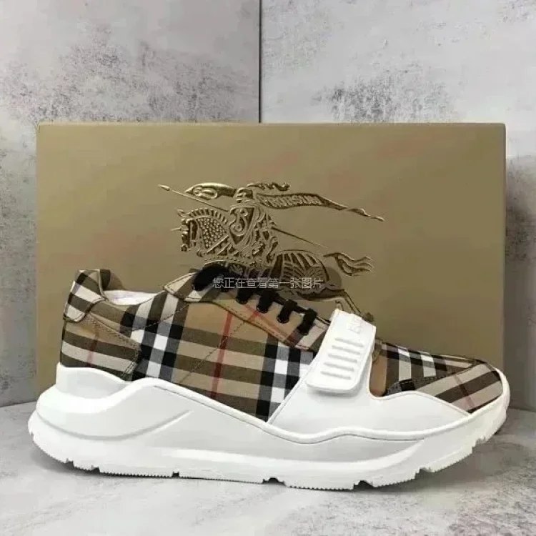 Burberry Vintage mesh logo print low-top sneakers -2